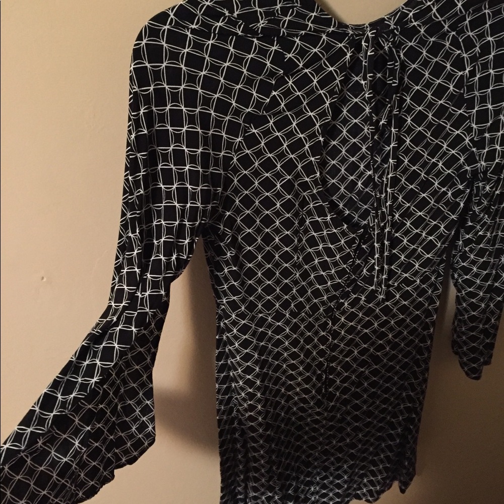 Black and white business casual dress